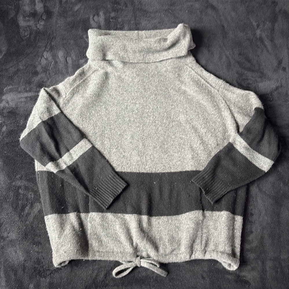 360 CASHMERE grey/black sweater